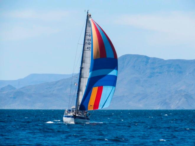 Sea Rover II on a spinnaker run. - Living in the moment © Tricia and Jim Bowen