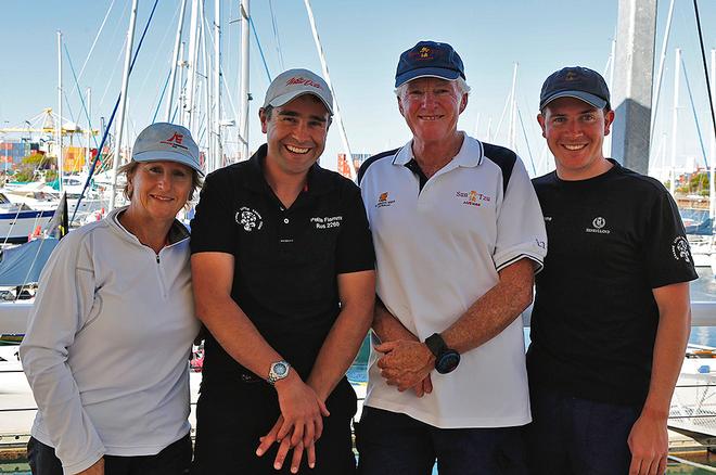 Kim, Dan, Roger and Daniel at the 2015 Etchells Australian Championship in Adelaide. - 2016 Etchells Australian Championship © Kylie Wilson/positiveimage.com.au