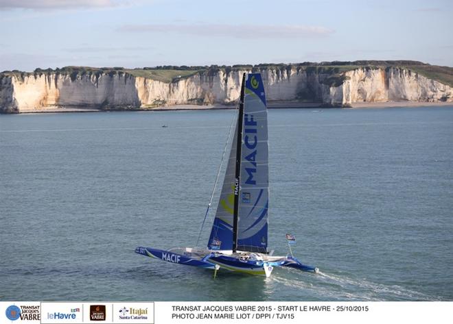 Challenging start to the 12th edition - Transat Jacques Vabre ©  Jean-Marie Liot / DPPI / TJV http://www.transat-jacques-vabre.com/