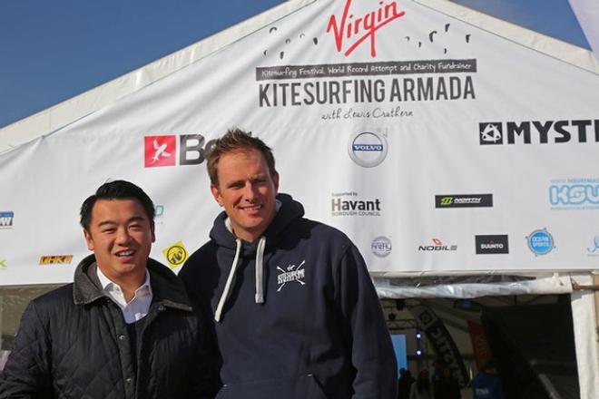 MP fro Havant Alan Mak, with Dan Charlish at VKSA - Virgin Kitesurfing Armada © Virgin Kitesurfing Armada