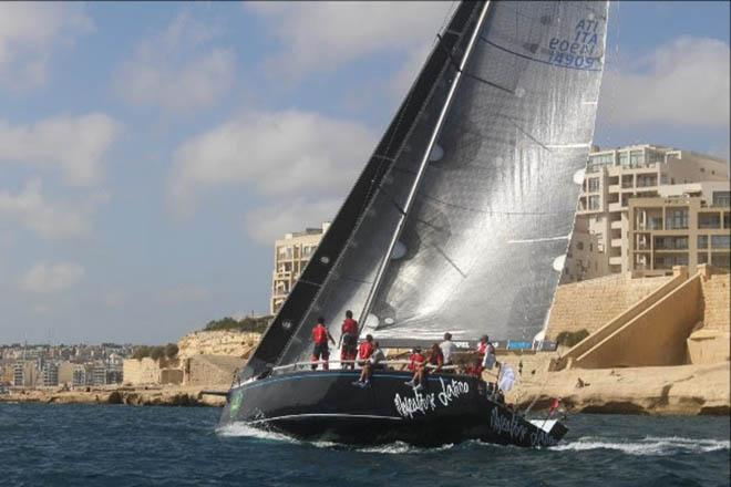 Vincenzo Onorato's Cookson 50, Mascalzone Latino was the fastest yacht around the course by some distance but finished third overall after time correction © STILLM45 / WIM Series