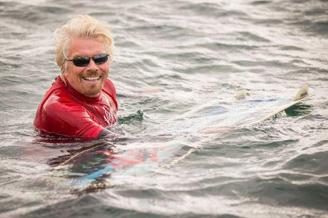 Sir Rich?ard Bran?son - Virgin Kitesurfing Armada © Carol Stephenson Linda Spicer