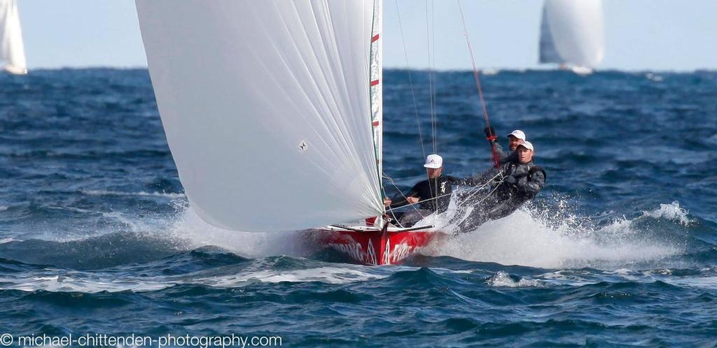 Manly 16ft Skiff Sailing Club - October 2015 © Michael Chittenden 