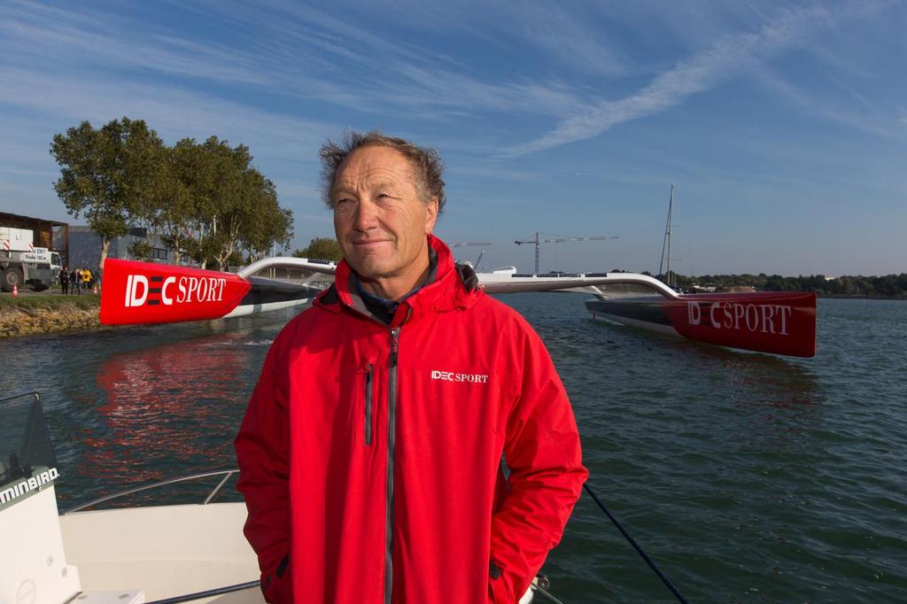 Skipper Francis Joyon, in La Trinite sur Mer, Brittany, France on october 2, 2015  © JM Liot / DPPI/ IDEC