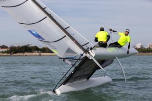 Besson-Riou Nacra 17 - 2015 Semaine Olympique Française photo copyright Isabelle Andrieux taken at  and featuring the  class