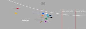 Current positions - Clipper 2015-16 Round the World Yacht Race photo copyright Clipper Ventures taken at  and featuring the  class