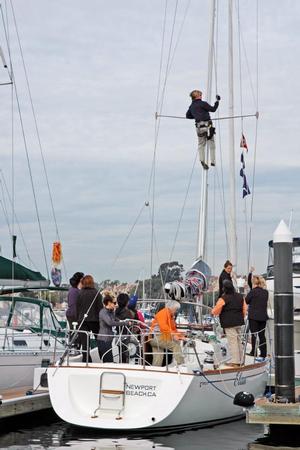 Going Up the Mast” just one of the topics covered at the SCYA Women’s Sailing Convention in Corona Del Mar photo copyright BoatUS taken at  and featuring the  class