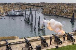 The Saluting Battery cannons mark the start - Rolex Middle Sea Race photo copyright  Rolex / Carlo Borlenghi http://www.carloborlenghi.net taken at  and featuring the  class