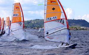 BIC Techno 293 World Championships 2015 - Day 4 photo copyright Patrik Pollak taken at  and featuring the  class