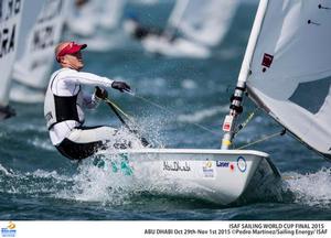 Tom Burton (NSW) – AST - 2015 ISAF Sailing World Cup Final - Abu Dhabi photo copyright Pedro Martinez / Sailing Energy / World Sailing taken at  and featuring the  class
