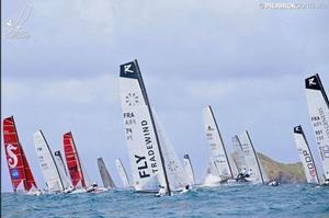 Fleet in action photo copyright  Pierrick Contin http://www.pierrickcontin.fr/ taken at  and featuring the  class