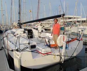Maurice Benzaquen's 1250 Pogo, Aloha is already on the dock at Marina Lanzarote - 2015 RORC Transatlantic Race photo copyright Benoit Stichelbaut / PRB taken at  and featuring the  class