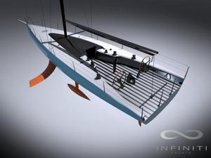 The RORC Caribbean 600 will mark the offshore debut for the Hugh Welbourn-designed Infiniti 46, Maverick - 2015 RORC Transatlantic Race photo copyright Barry Hurley taken at  and featuring the  class