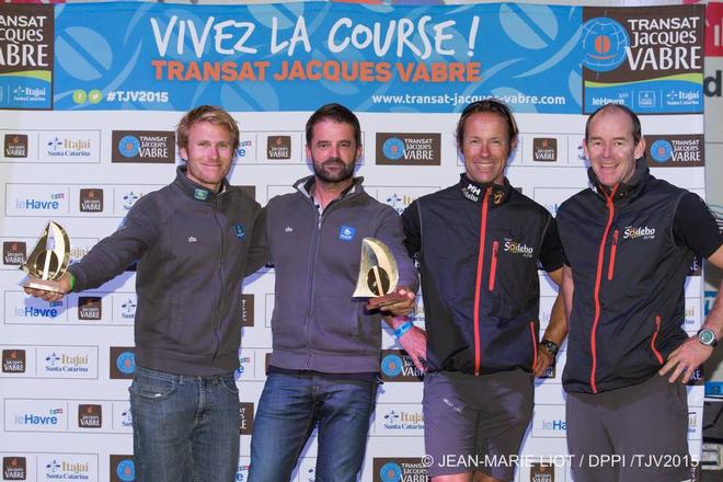 Ultime Podium - Transat Jacques Vabre 2015 - Day 13 © Transat Jacques Vabre