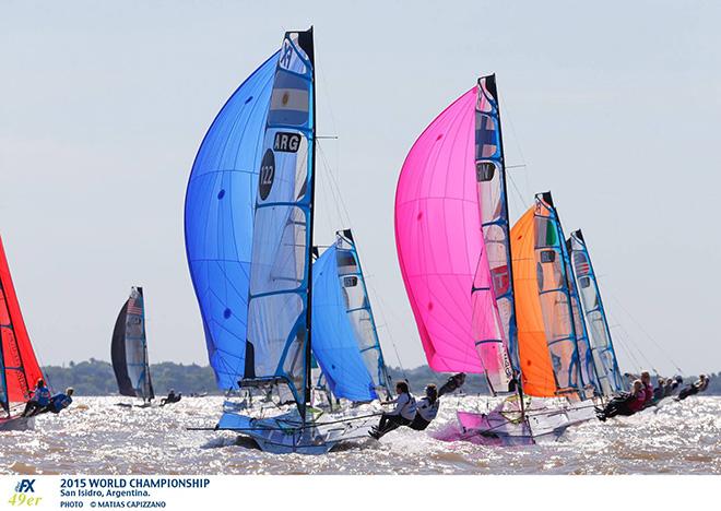 2015 49er Worlds - San Isidro, Argentine © Matias Capizzano http://www.capizzano.com