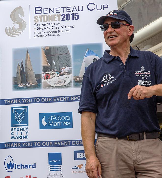 Graham Raspass at the recent Beneteau Cup on Sydney Harbour. ©  John Curnow