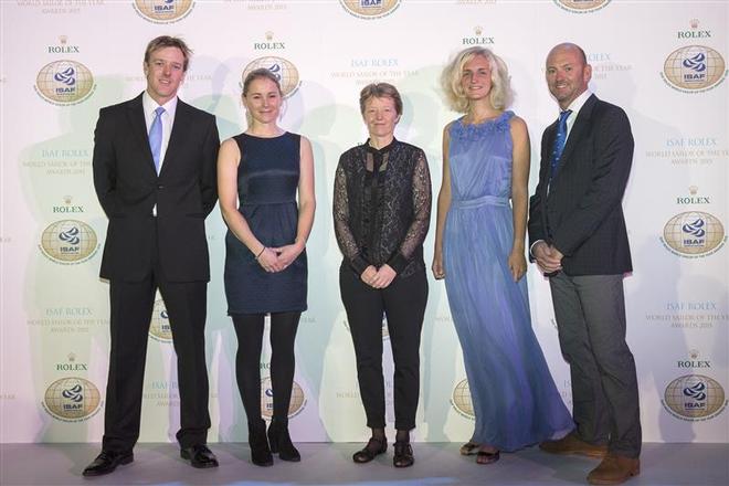 Nominees pictured at the ISAF sailor of the Year awards in Sanya China © Rolex