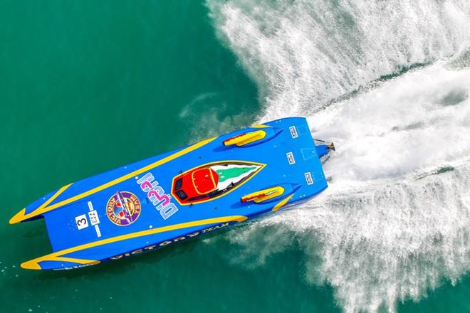 Powerboat in action - 2015 UIM Class 1 World Powerboat Championship © class-1.com