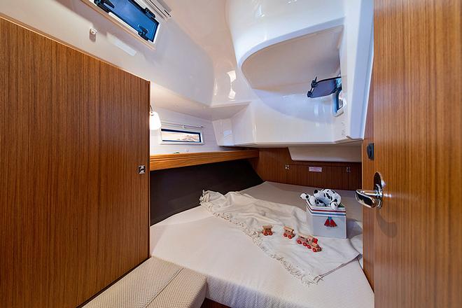 The starboard aft cabin on board the Bavaria Cruiser 37. © Bavaria Yachts Australia http://www.bavariasail.com.au