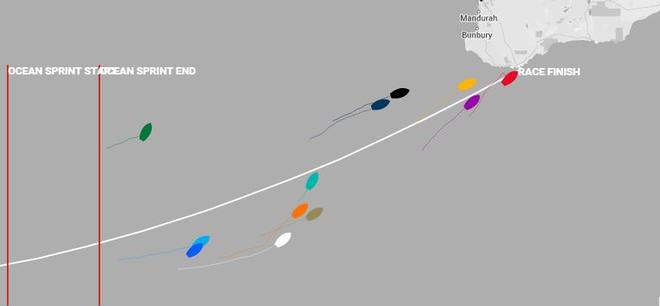 Current positions - 2015-16 Clipper Round the World Yacht Race © Clipper Ventures