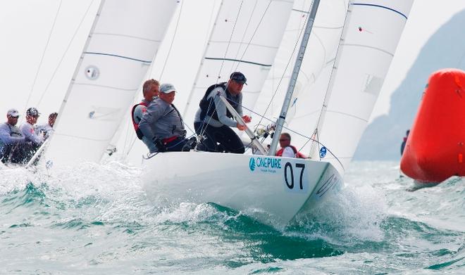Race day four - 2015 Etchells World Championships &copy; 2015 Etchells Worlds / Guy Nowell