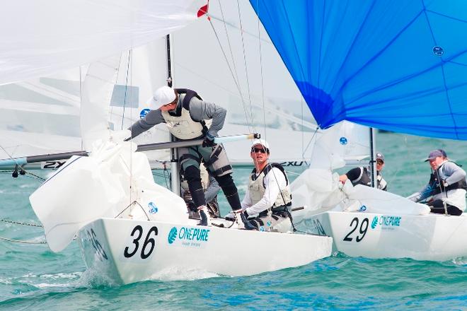 Race day four - 2015 Etchells World Championships &copy; 2015 Etchells Worlds / Guy Nowell