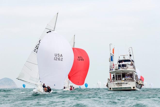 Race day four - 2015 Etchells World Championships &copy; 2015 Etchells Worlds / Guy Nowell