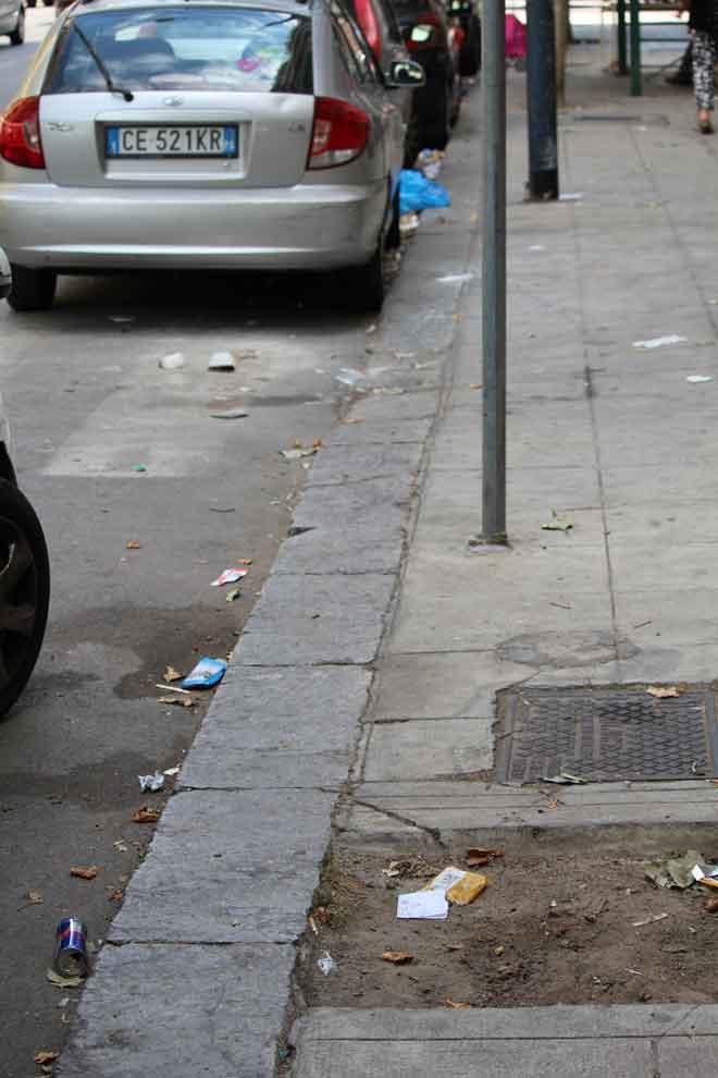 Dirty streets of Palermo © Annika Fredriksson / Ocean Crusaders