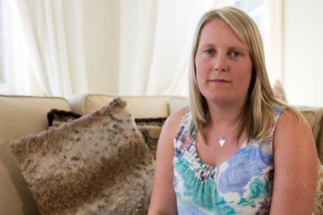 Donna Loveland, Andrew's sister - A night of courage and loss ©  Nathan Williams / RNLI http://rnli.org/