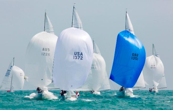 Race day four - 2015 Etchells World Championships &copy; 2015 Etchells Worlds / Guy Nowell