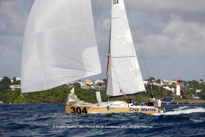 Fidel Turienzo - Mini Transat Îles de Guadeloupe 2015 ©  Jacques Vapillon / Mini Transat http://www.minitransat.fr