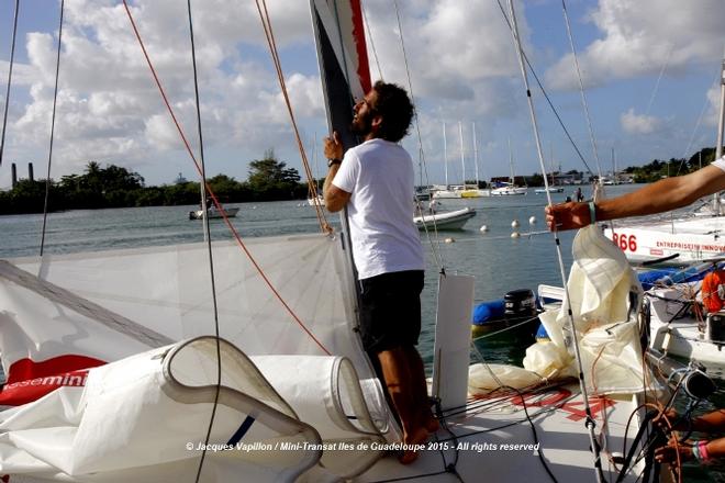 Fidel Turienzo - Mini Transat Îles de Guadeloupe 2015 ©  Jacques Vapillon / Mini Transat http://www.minitransat.fr