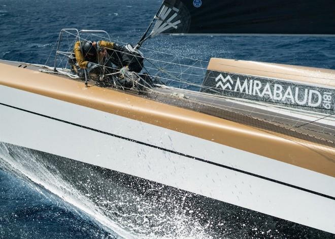 Spindrift 2 crossed the equator - 2015 Jules Verne Trophy © Yann Riou / Spindrift racing