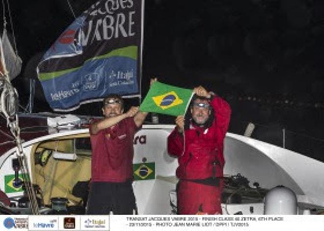 A Finale for four for Class 40 - 2015 Transat Jacques Vabre &copy;  Jean-Marie Liot / DPPI / TJV http://www.transat-jacques-vabre.com/