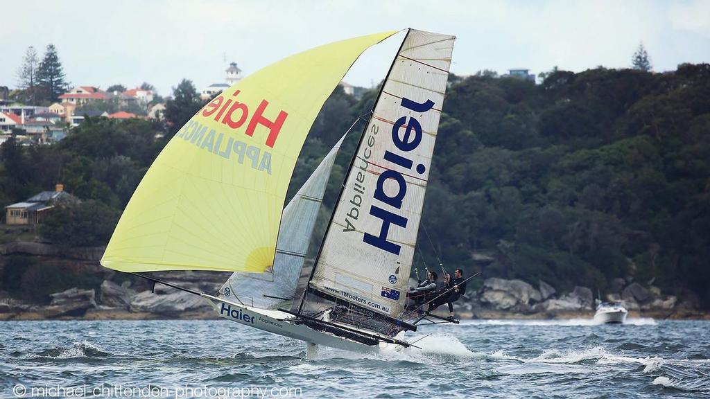  - 18ft Skiffs, Sydney Harbour, November 8, 2015 © Michael Chittenden 