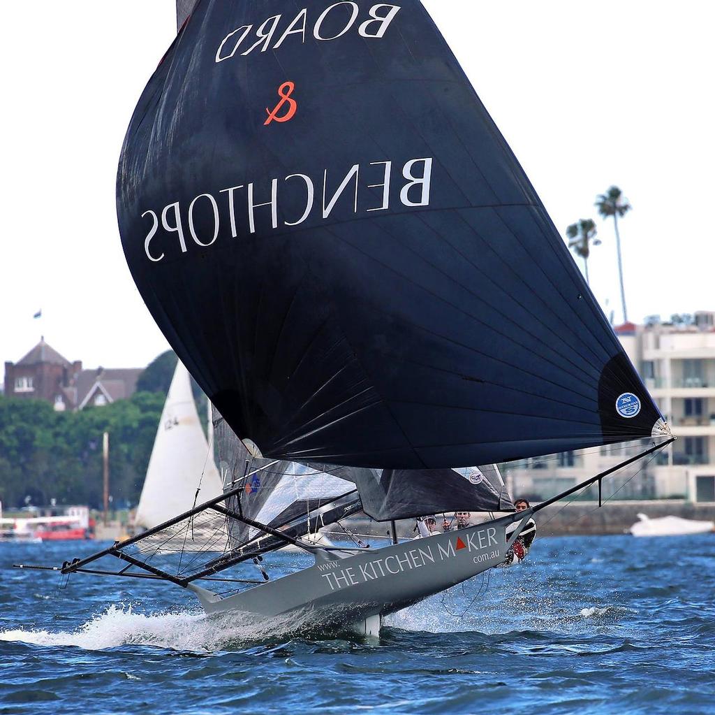  - 18ft Skiffs, Sydney Harbour, November 8, 2015 © Michael Chittenden 