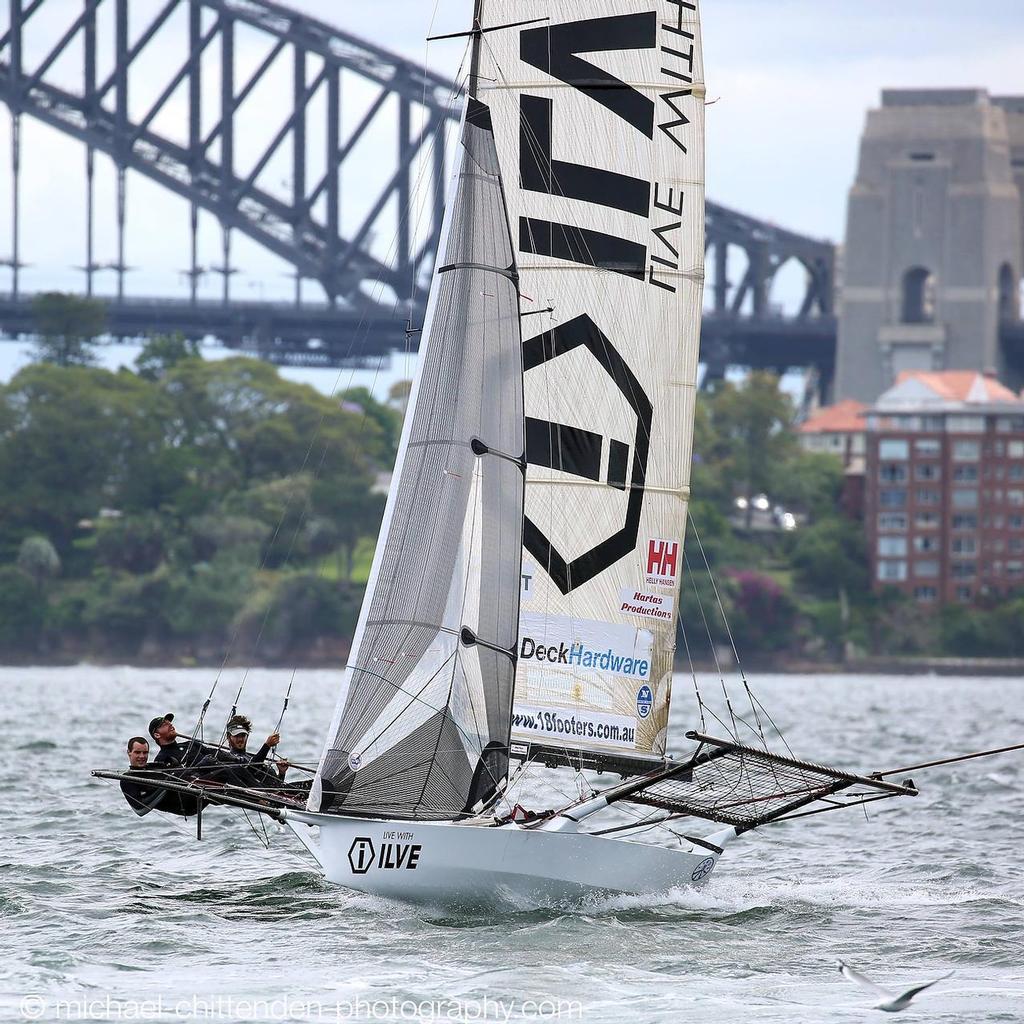  - 18ft Skiffs, Sydney Harbour, November 8, 2015 © Michael Chittenden 
