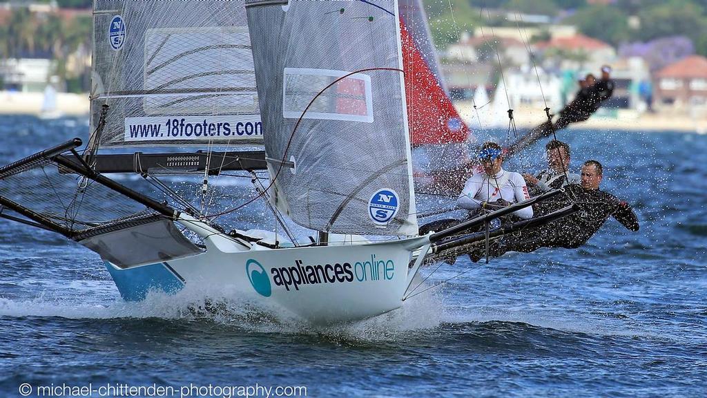  - 18ft Skiffs, Sydney Harbour, November 8, 2015 © Michael Chittenden 