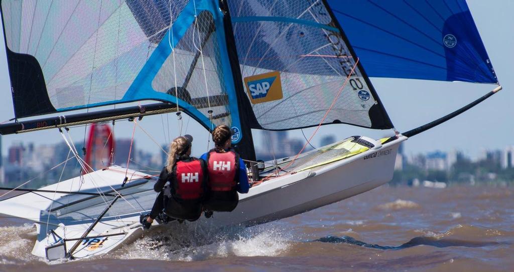 49er Day 6A 009 - Day 6 - 49er and 49erFX 2015 World Championships, Argentina photo copyright Matias Capizzano http://www.capizzano.com taken at  and featuring the  class