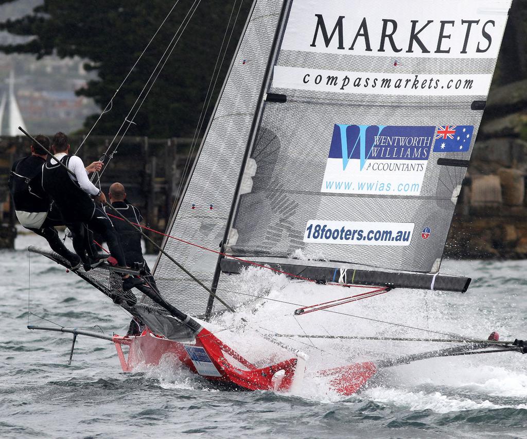 Compassmarkets.com bears away at the Rose Bay mark photo copyright Frank Quealey taken at  and featuring the  class