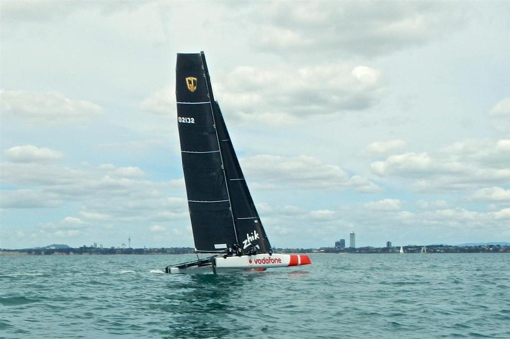 - Vodafone32 - Sailing in the Hauraki Gulf photo copyright TeamVodafoneSailing taken at  and featuring the  class