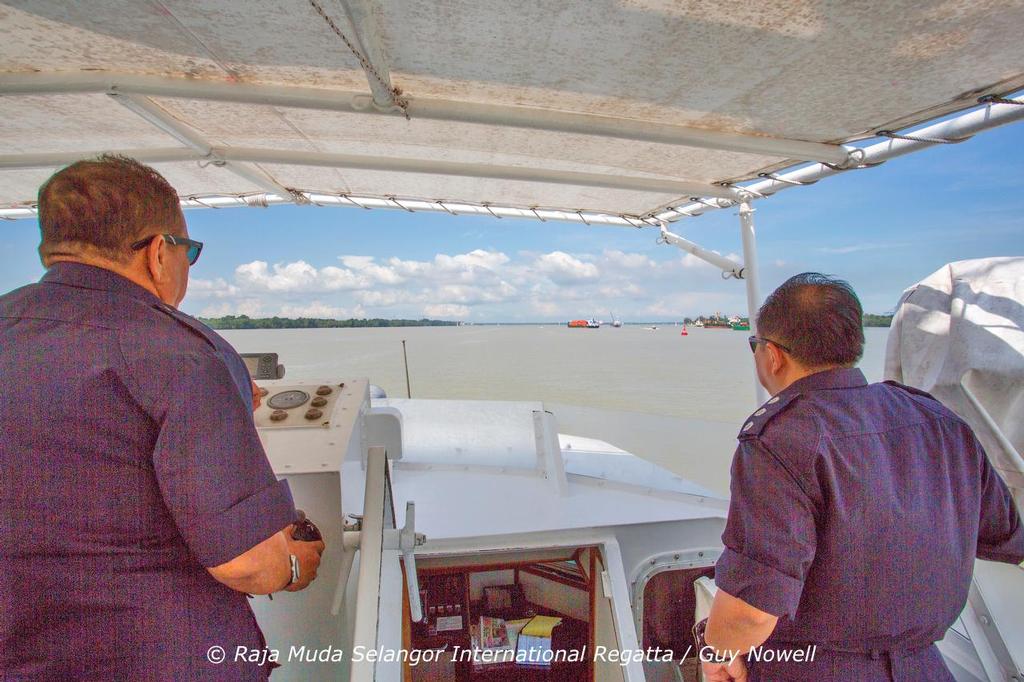 On the way to the start... not much breeze (yet). Raja Muda Selangor International Regatta 2015 © Guy Nowell / RMSIR