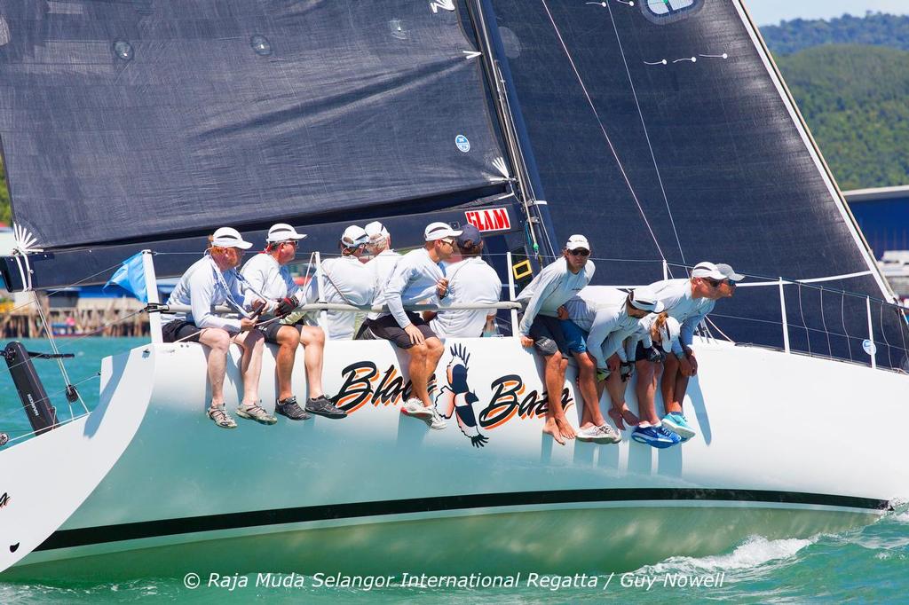 Black Baza. Langkawi Inshore Races, Raja Muda Selangor International Regatta 2015 © Guy Nowell / RMSIR
