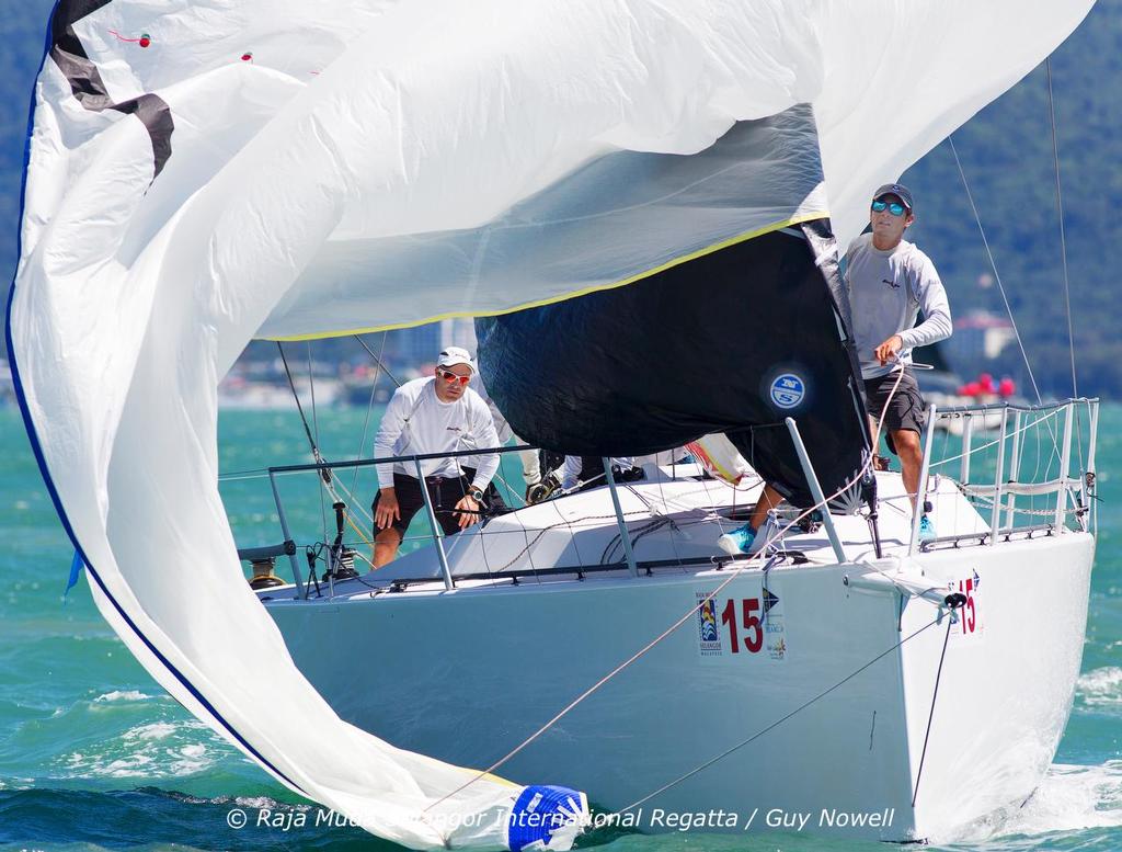 Black Baza, Langkawi Inshore Races, Raja Muda Selangor International Regatta 2015 © Guy Nowell / RMSIR