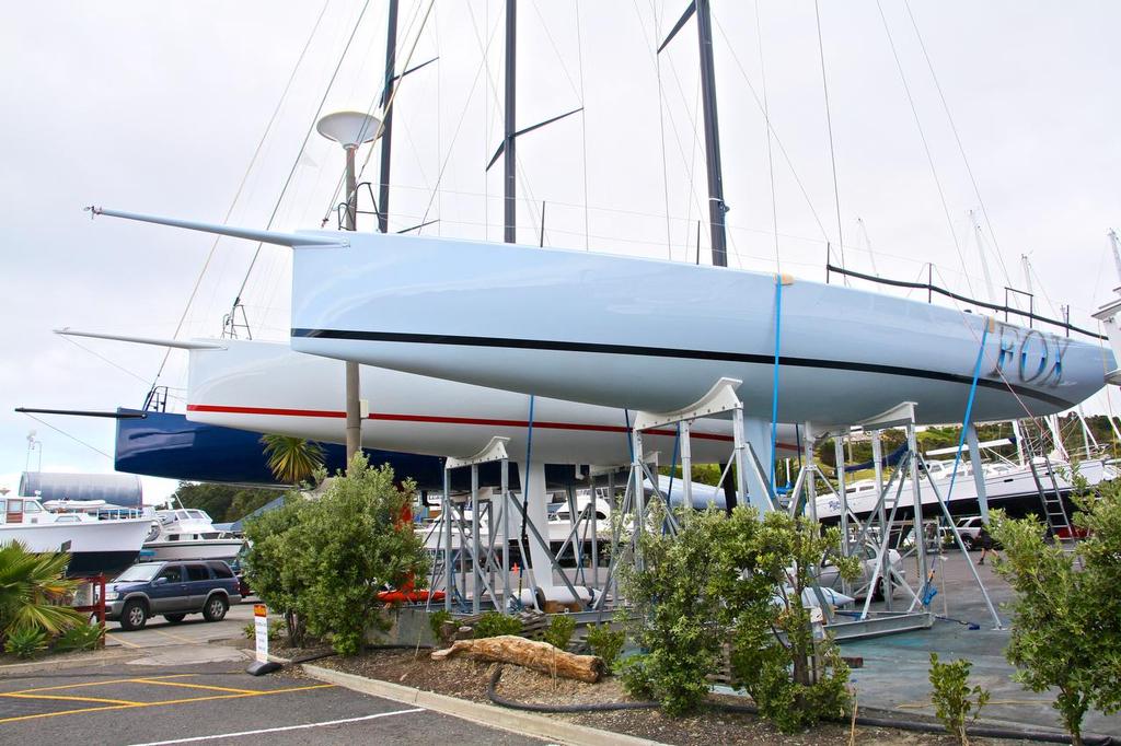 Pacific 52 ready for launch at Gulf Harbour, Auckland NZ photo copyright Richard Gladwell www.photosport.co.nz taken at  and featuring the  class