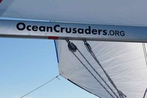 First sail with our Spinnaker photo copyright Annika Fredriksson / Ocean Crusaders taken at  and featuring the  class