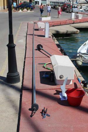 Repairing our furler/forestay photo copyright Annika Fredriksson / Ocean Crusaders taken at  and featuring the  class