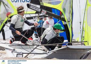 2015 49er Worlds - San Isidro, Argentine photo copyright Matias Capizzano http://www.capizzano.com taken at  and featuring the  class