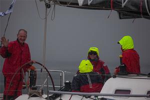 Reminds one of the Black Knight in Monty Python and the Holy Grail, “What rain?” Well done to Kevin Gray on Eau de Vie. - 2015 Beneteau Cup photo copyright  John Curnow taken at  and featuring the  class