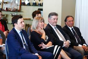 ROLEX Patrick Boutellier, CYCA CEO Debra Dawson, CYCA Rear Commodore John Markos and CYCA Commodore John Cameron. Steve Christo photo copyright CYCA taken at  and featuring the  class